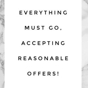 Everything must go!!